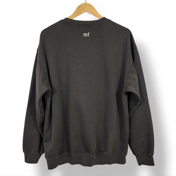 The Mayfair Group Your Emotions Are Valid Sweatshirt and Sweatpants Set in Gray - Picture 3 of 16